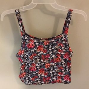 Aeropostale floral crop top